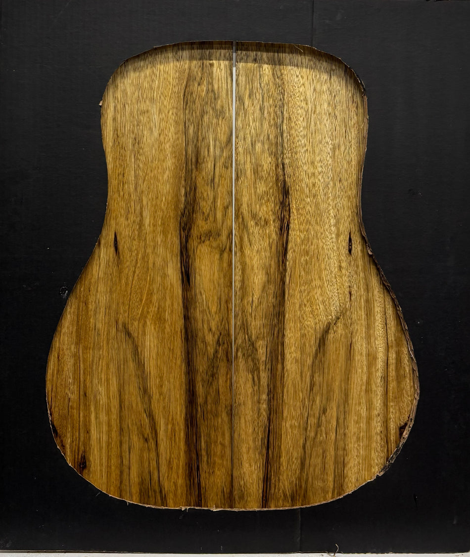 Black Limba Dreadnought Guitar Back and Side Set #345