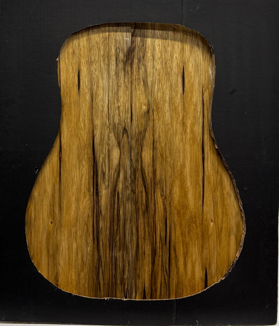 Black Limba Dreadnought Guitar Back and Side Set #348