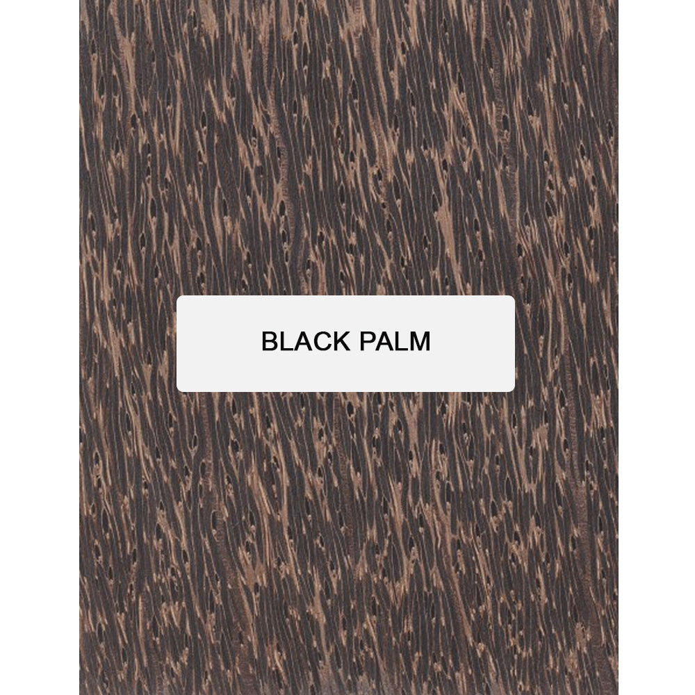 Black Palm Guitar Rosette Square blanks 6” x 6” x 3mm - Exotic Wood Zone - Buy online Across USA 