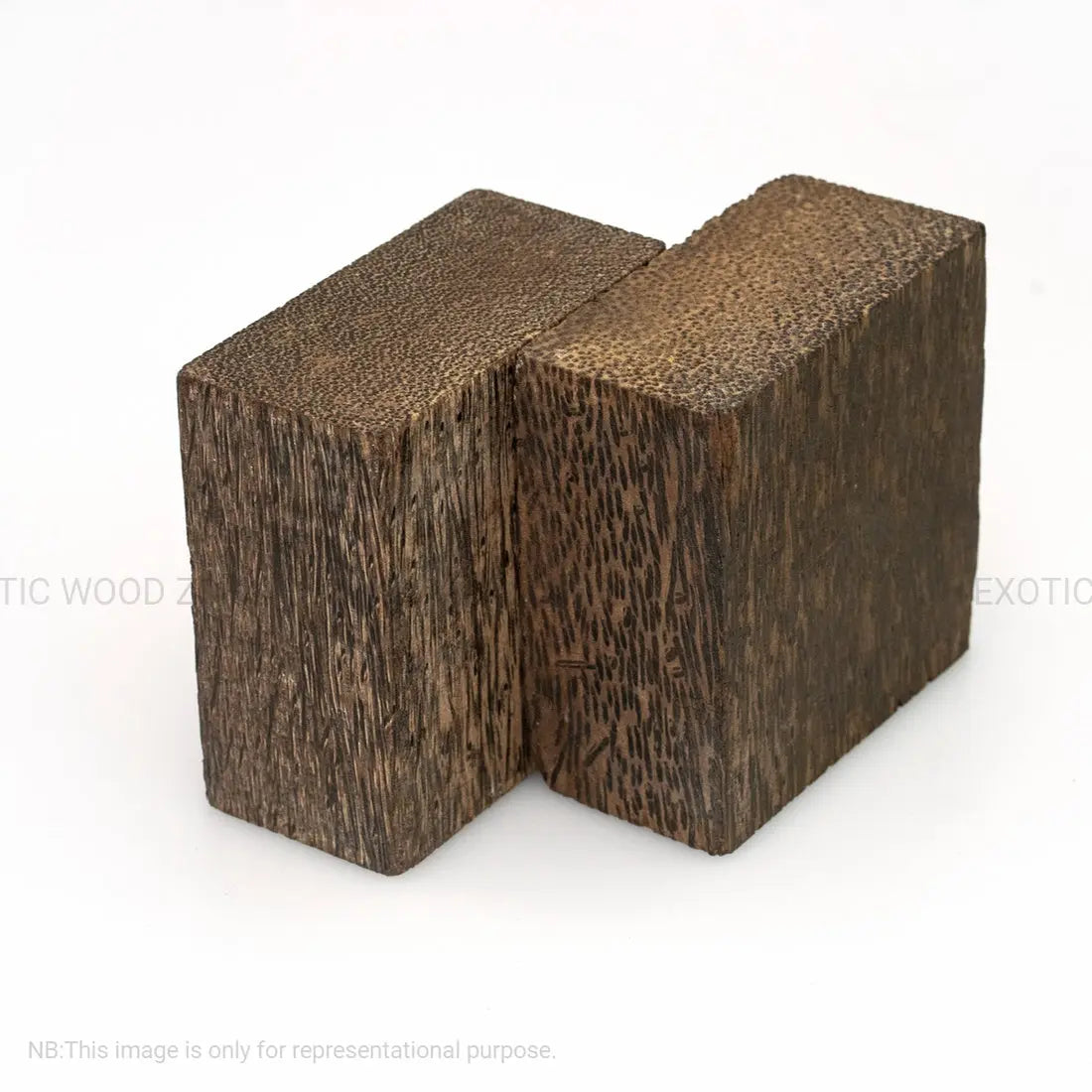 Beautiful Black Palm Bowl Blanks 4” x 4” x 2” - Exotic Wood Zone - Buy online Across USA 