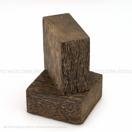 Pack of 2, Black Palm Hardwood Bowl Turning Wood Blanks 4"x4"x2" #151 - Exotic Wood Zone - Buy online Across USA 