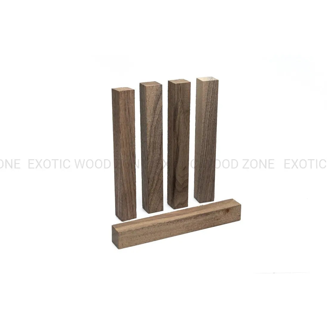 Pack Of 100, American Walnut Wood Pen Blanks 3/4" x 3/4" x 6" - Exotic Wood Zone - Buy online Across USA 