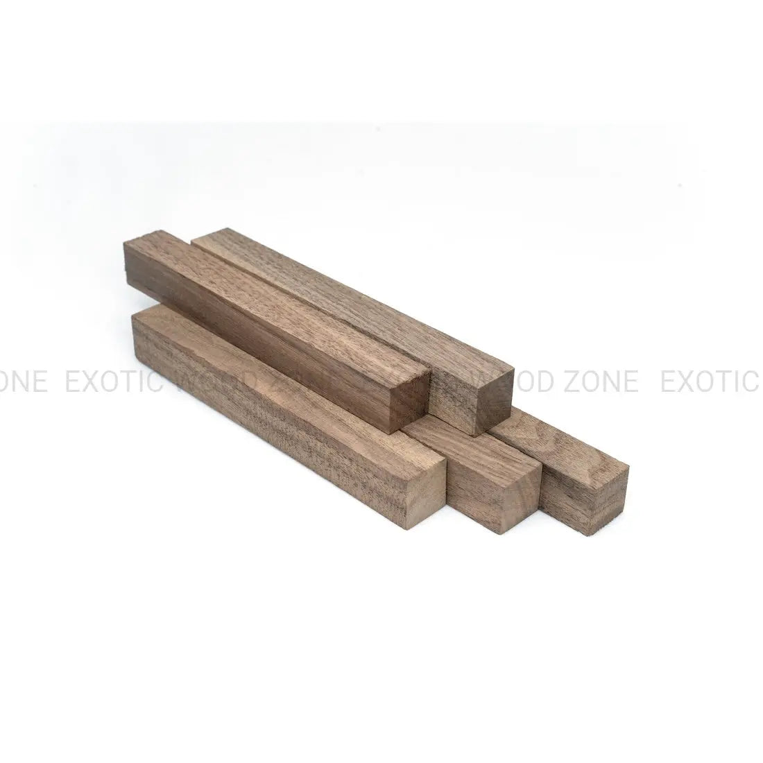 Pack Of 100, American Walnut Wood Pen Blanks 3/4" x 3/4" x 6" - Exotic Wood Zone - Buy online Across USA 