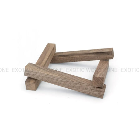 Pack Of 100, American Walnut Wood Pen Blanks 3/4" x 3/4" x 6" - Exotic Wood Zone - Buy online Across USA 