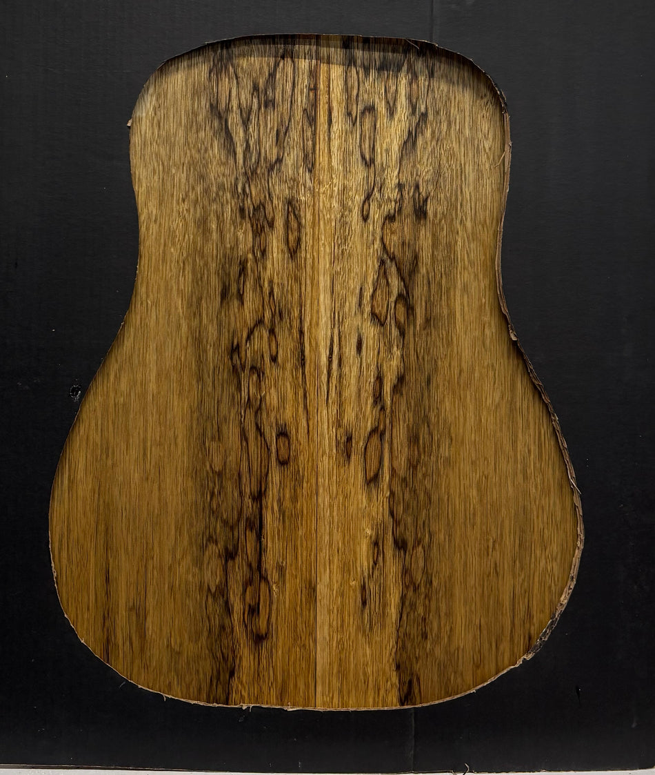 Black Limba Dreadnought Guitar Back and Side Set #317