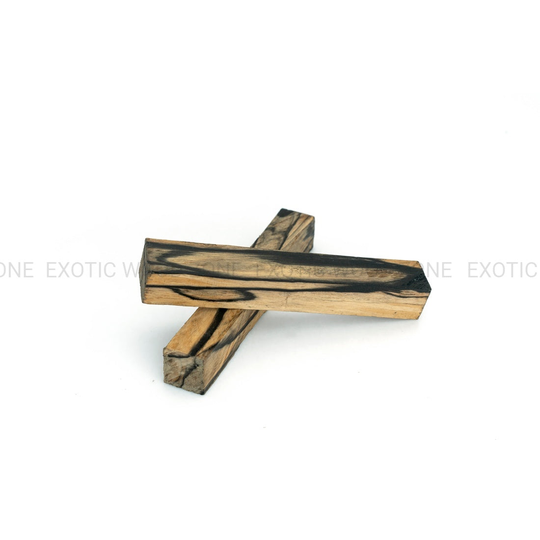 Black and White Ebony Pen Blank - Exotic Wood Zone - Buy online Across USA 