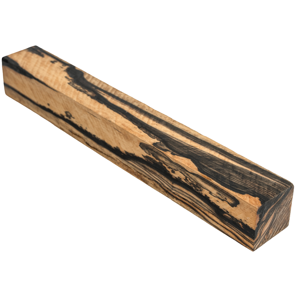 Black and White Ebony Turning Wood Blank