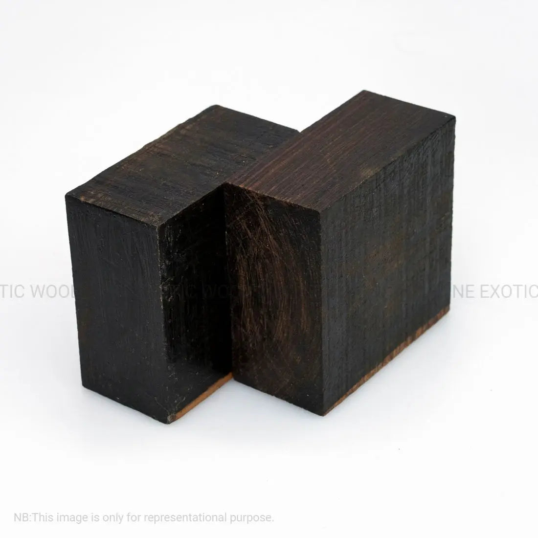 Pack Of 2, Bocote Bowl Blank Lathe Turning Wood Blocks 6&quot; x 6&quot; x 2&quot; - Exotic Wood Zone - Buy online Across USA 