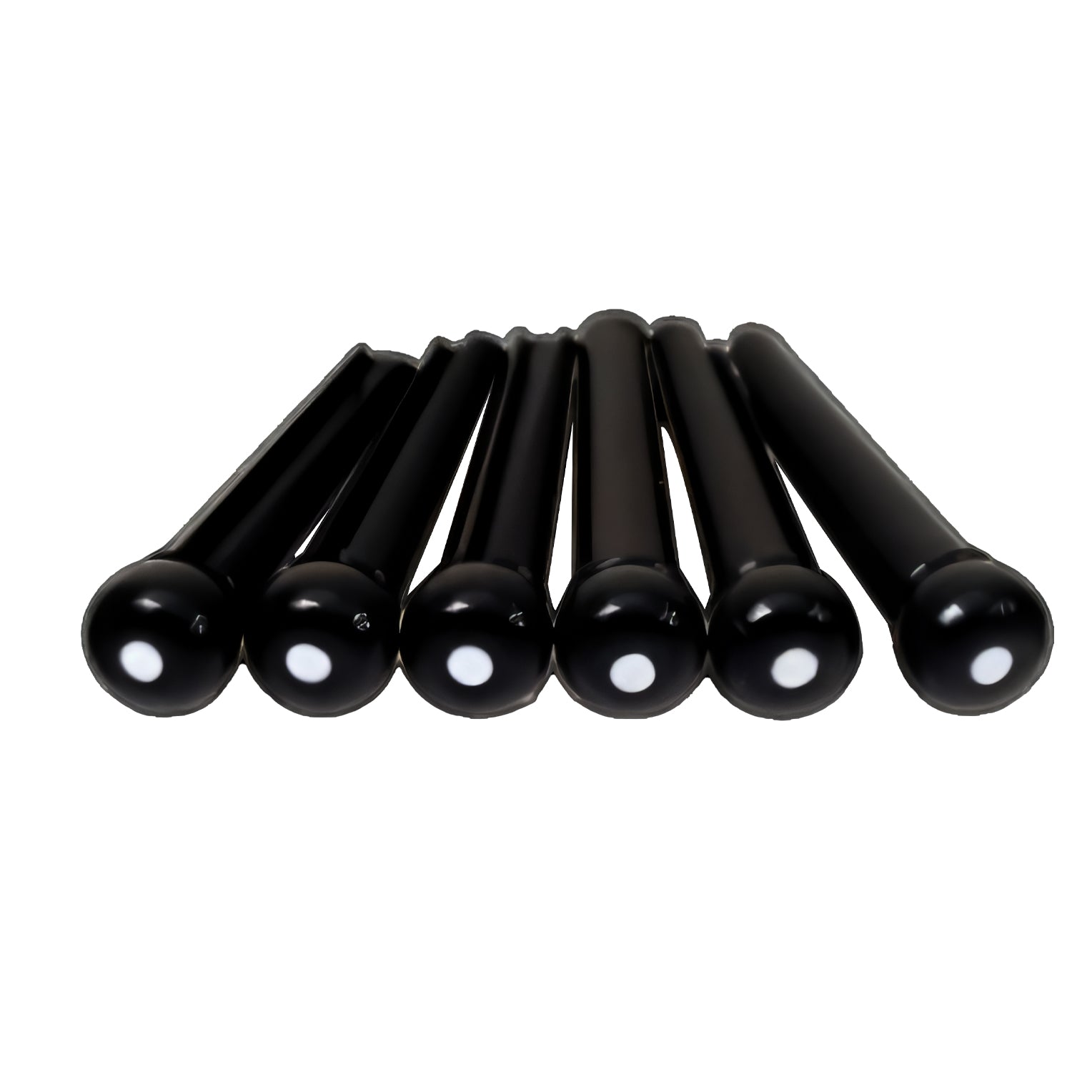Hosco Slotted Bridge Pins – Black with White Dot (Set of 6) by JOBOIS ...