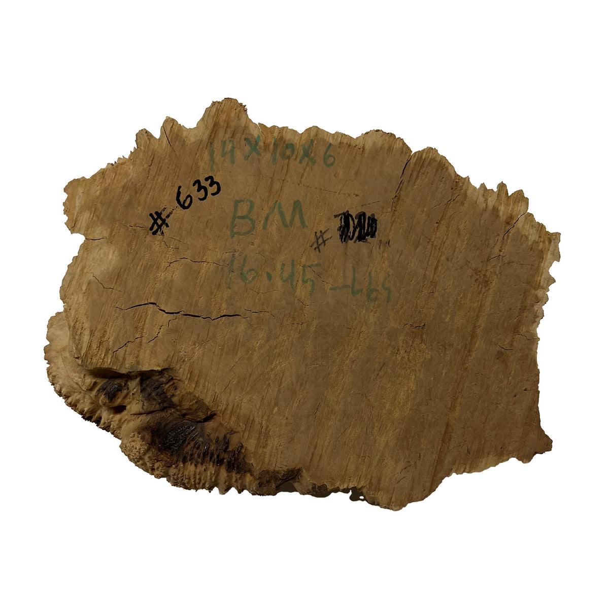 Brown Mallee Burls 14"x10"x6" 16.45 lbs |  #633 - Exotic Wood Zone - Buy online Across USA 