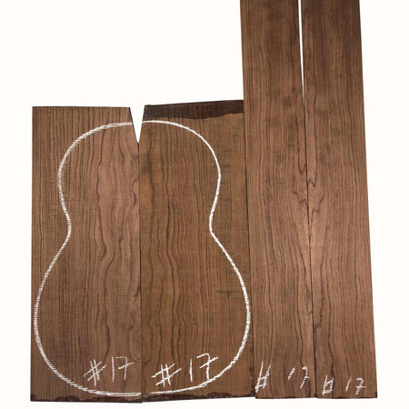 Bubinga Rosewood Ukulele/Parlor Guitar Back & Side Sets - Exotic Wood Zone - Buy online Across USA 