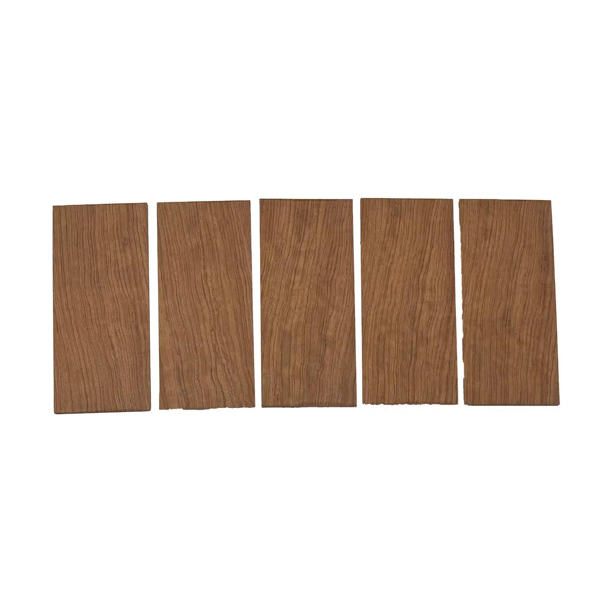 Pack Of 5 Guitar Head Plates | Bubinga | 8" x 3-1/2" x 1/8" - Exotic Wood Zone - Buy online Across USA 