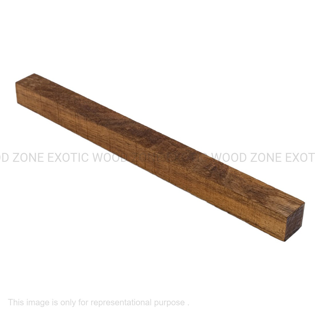 Caribbean Walnut Hobbywood Blank 1" x 1 " x 12" inches - Exotic Wood Zone Hobby Woods