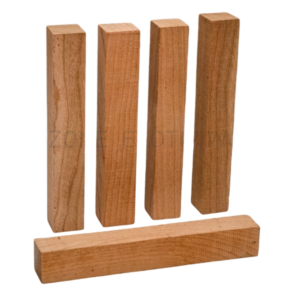 Cherry Wood Pen Blanks 3/4" x 3/4" x 6"