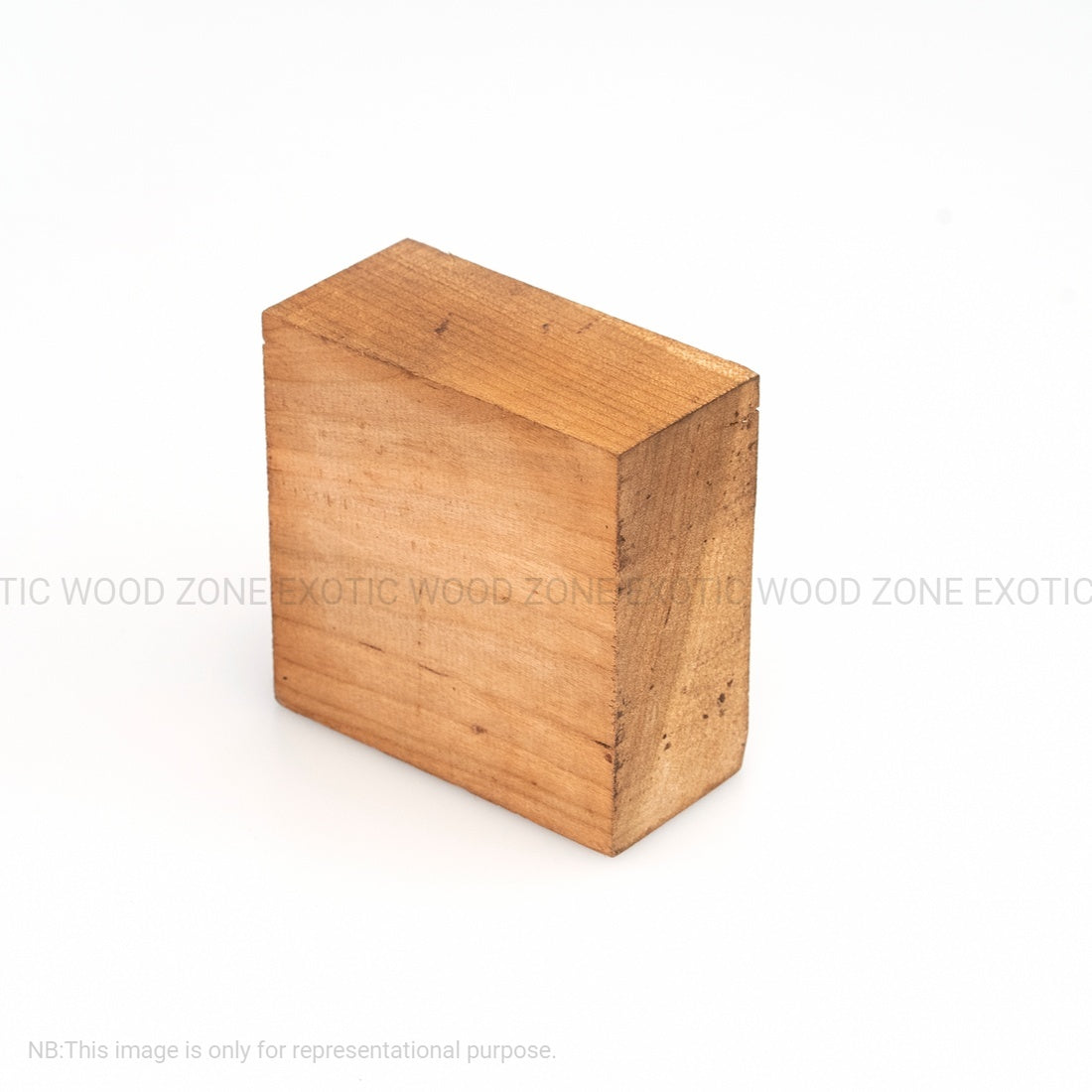 Pack Of 2, Cherry Wood Bowl Blanks 4" x 4" x 2" - Exotic Wood Zone - Buy online Across USA 