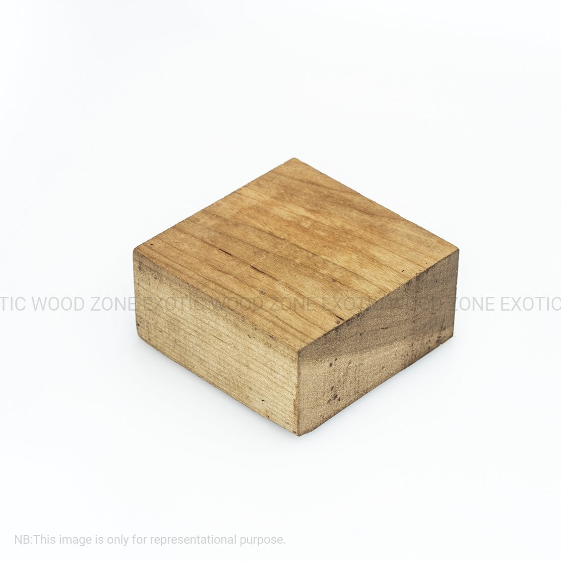 Pack Of 2, Cherry Wood Bowl Blanks 4" x 4" x 2" - Exotic Wood Zone - Buy online Across USA 