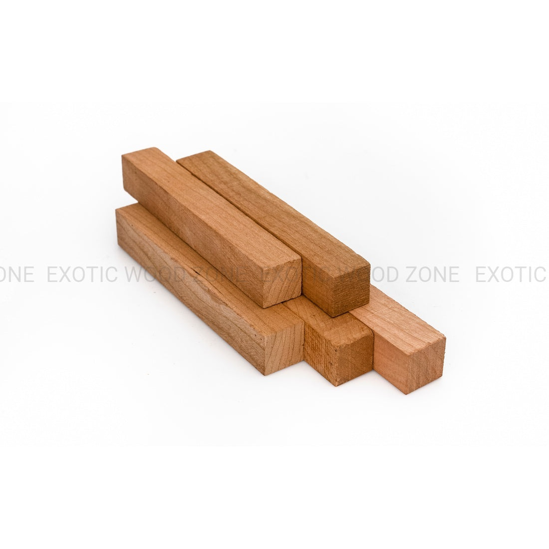 Pack of 50, Cherry Wood Pen Blanks 3/4&quot; x 3/4&quot; x 6&quot; - Exotic Wood Zone - Buy online Across USA 