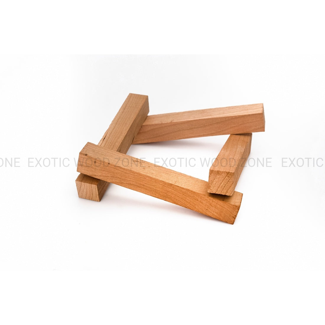 Pack of 50, Cherry Wood Pen Blanks 3/4&quot; x 3/4&quot; x 6&quot; - Exotic Wood Zone - Buy online Across USA 