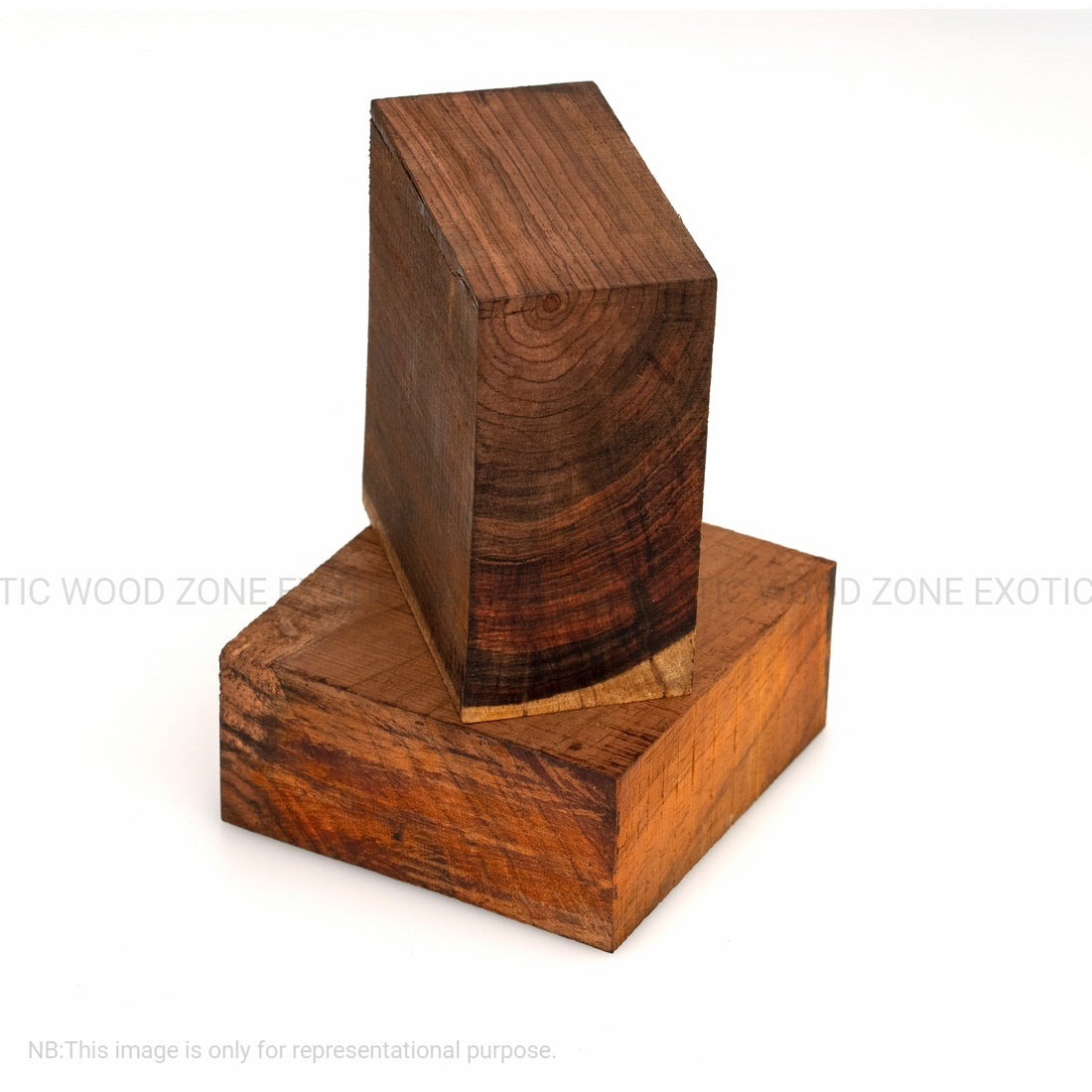 Cocobolo Wood Bowl Blanks 6” x 6” x 2” - Exotic Wood Zone - Buy online Across USA 