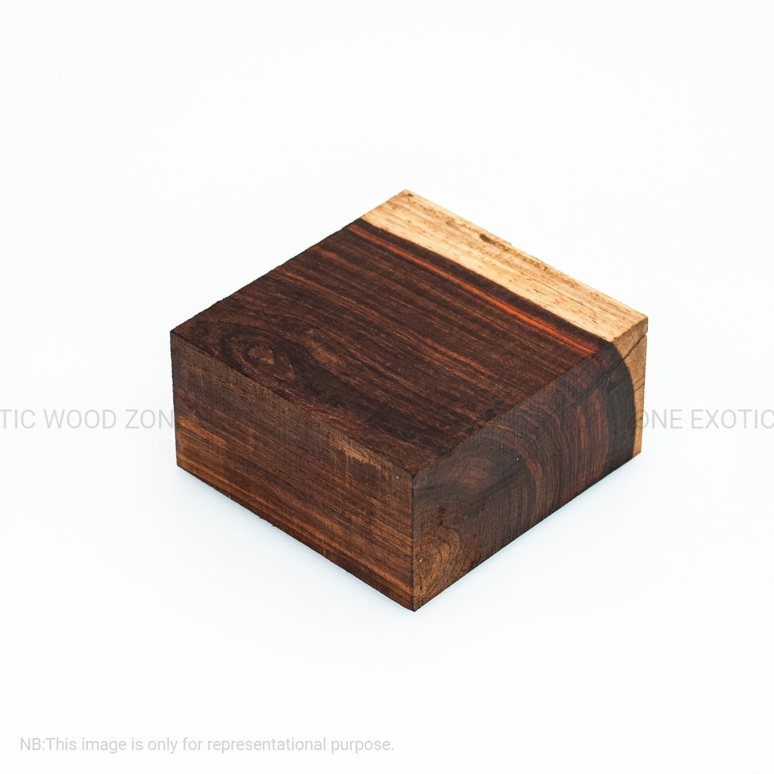 Cocobolo Wood Bowl Blanks 6” x 6” x 2” - Exotic Wood Zone - Buy online Across USA 