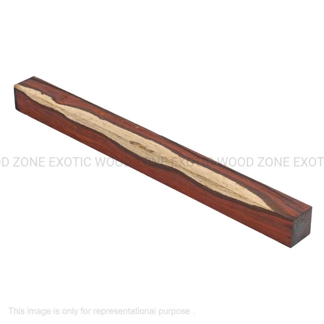 Cocobolo Hobbywood Blank 1" x 1" x 12" inches Exotic Wood Zone Hobby Woods