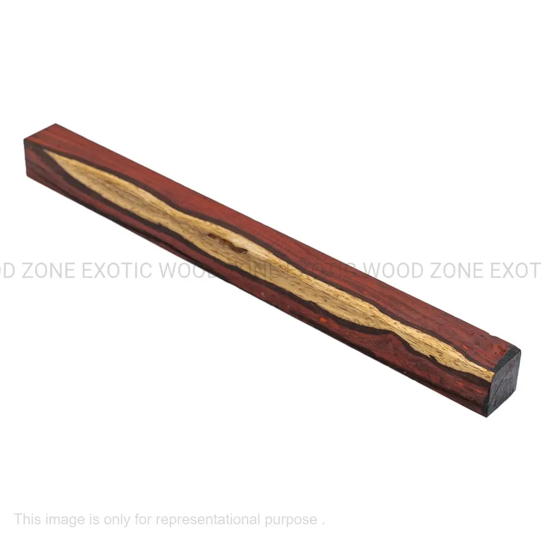 Cocobolo Hobbywood Blank 1" x 1" x 12" inches Exotic Wood Zone Hobby Woods