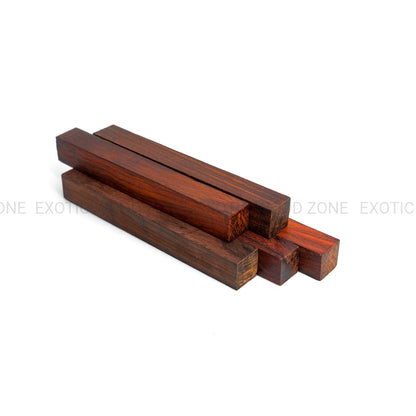 Pack of 12, Cocobolo Wood Pen Blanks 3/4&quot;x 3/4&quot;x 6&quot; - Exotic Wood Zone - Buy online Across USA 