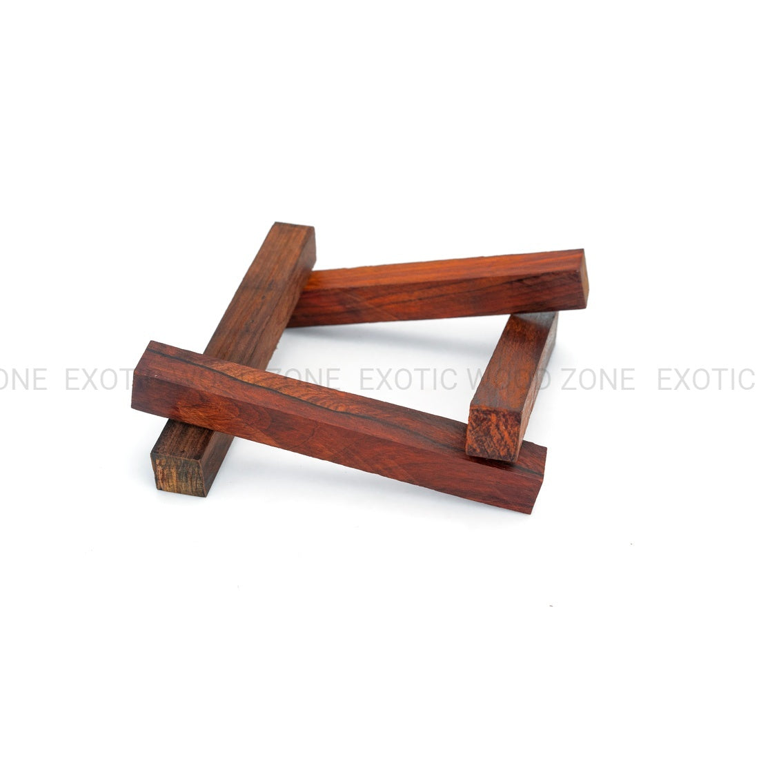 Pack of 12, Cocobolo Wood Pen Blanks 3/4&quot;x 3/4&quot;x 6&quot; - Exotic Wood Zone - Buy online Across USA 