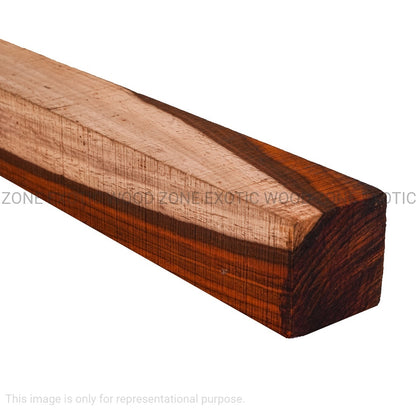 Cocobolo Exotic Wood Pool Cue Blanks 1-1/2&quot;x 1-1/2&quot;x 18&quot; - Exotic Wood Zone - Buy online Across USA 