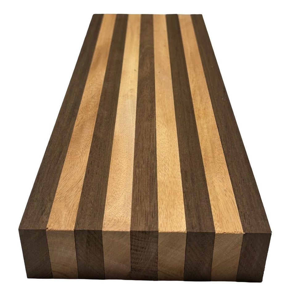 Combo of 9, 3/4" Cutting Board Kit | Peruvian Walnut + Mahogany