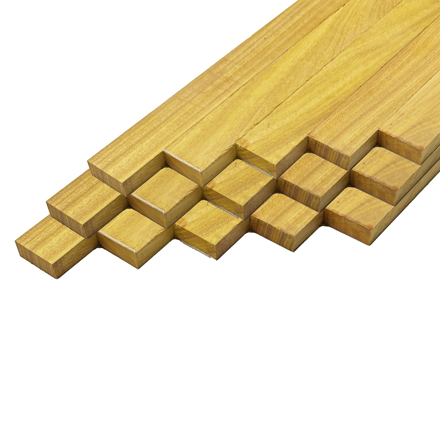 Pack of 15, Osage Orange 3/4" Lumber Boards | Cutting Board Blocks Exotic Wood Zone 