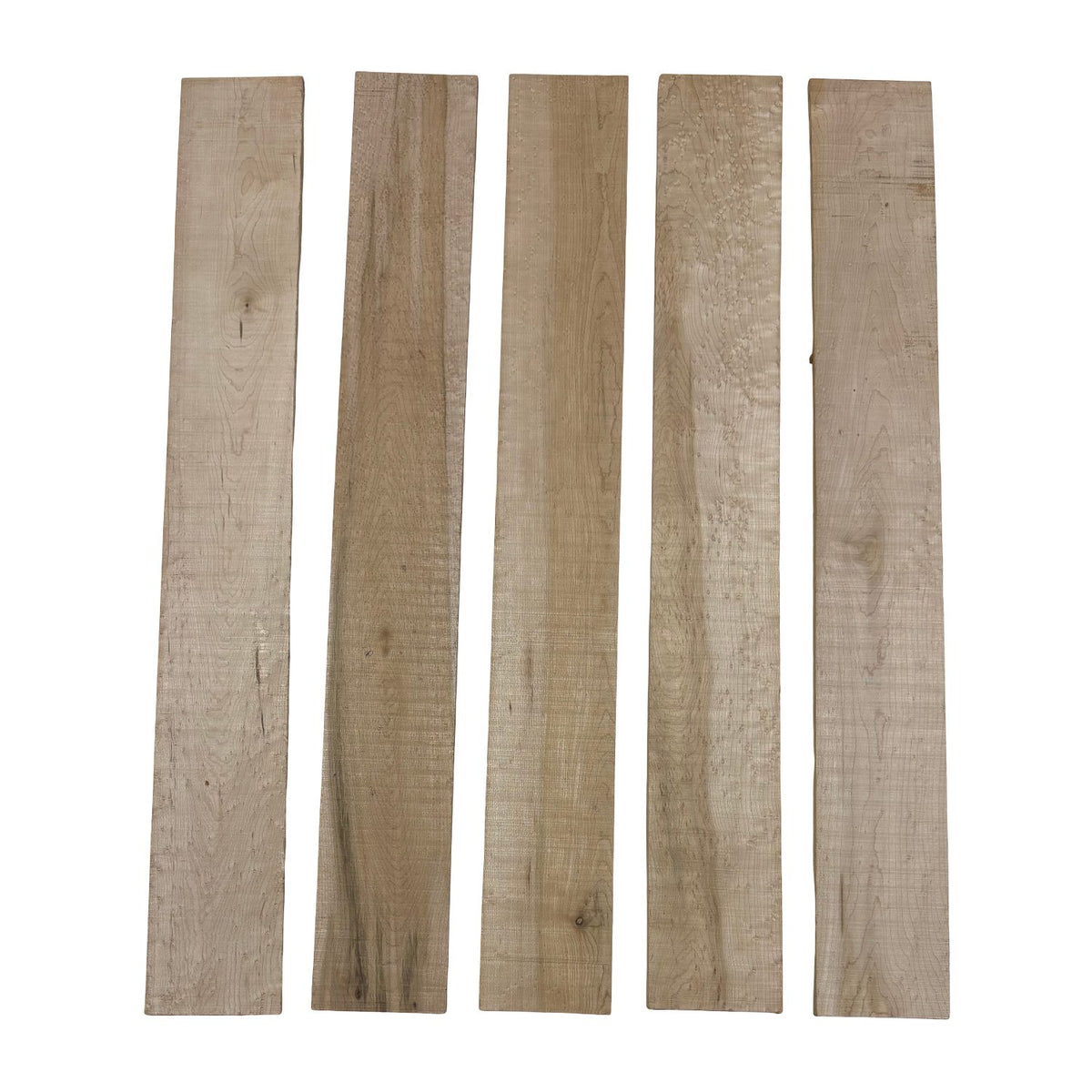 Defective Birdseye Maple Bass Guitar Fingerboard Blank - Exotic Wood Zone