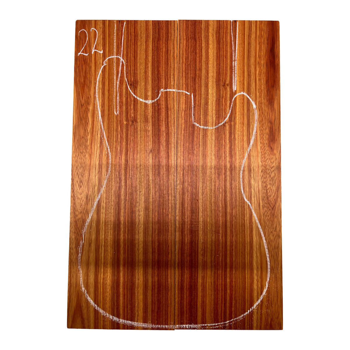 Bloodwood Guitar Drop Tops 21" x 7" x 3/8" #22 - Exotic Wood Zone - Buy online Across USA 