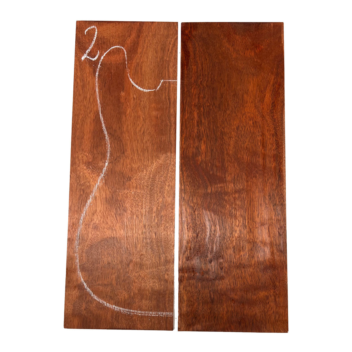 Bloodwood Guitar Drop Tops 21" x 7" x 1/4" #02 - Exotic Wood Zone - Buy online Across USA 