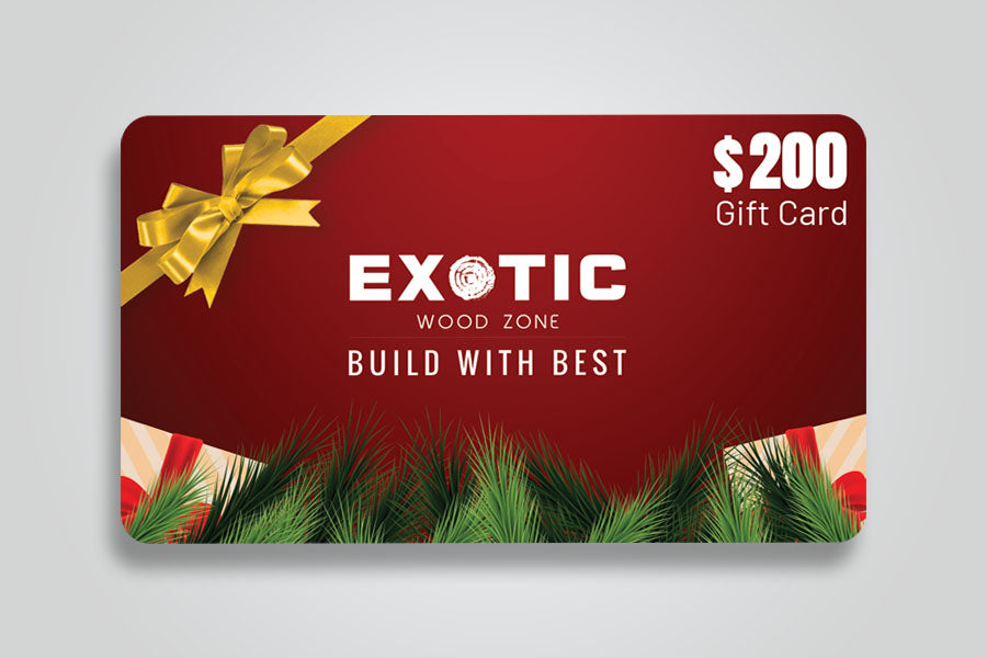 Exotic Wood Zone X-Mas Gift Card - Exotic Wood Zone - Buy online Across USA 