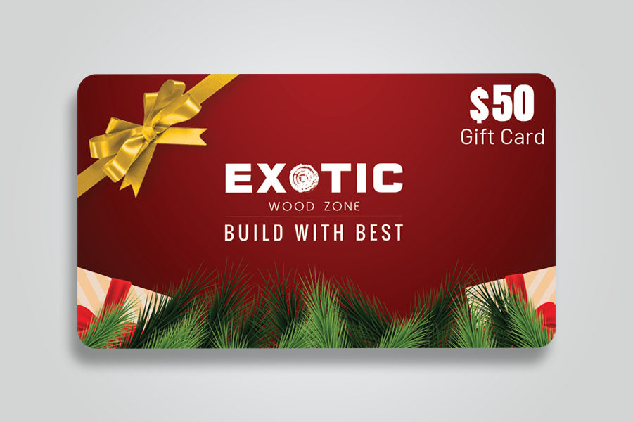 Exotic Wood Zone X-Mas Gift Card - Exotic Wood Zone - Buy online Across USA 