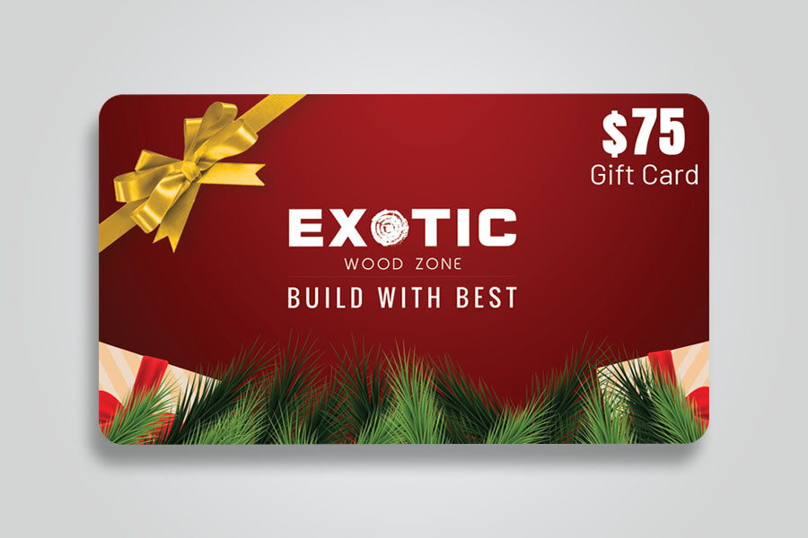 Exotic Wood Zone X-Mas Gift Card - Exotic Wood Zone - Buy online Across USA 