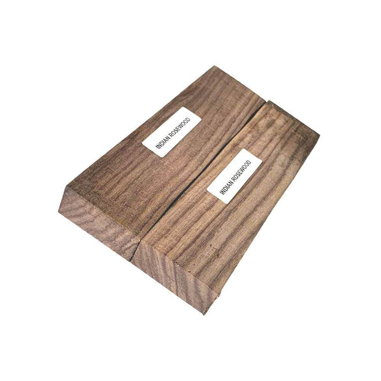Indian Rosewood Wood Knife Blanks/Knife  Bookmatched  Scales  5&quot;x1-1/2&quot;x3/8&quot; - Exotic Wood Zone - Buy online Across USA 