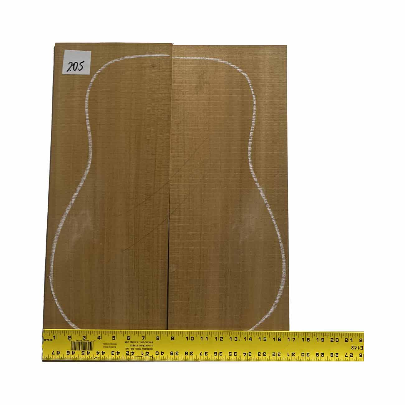 Fijian Mahogany Dreadnought Guitar Back And Side Sets #205 - Exotic Wood Zone - Buy online Across USA 