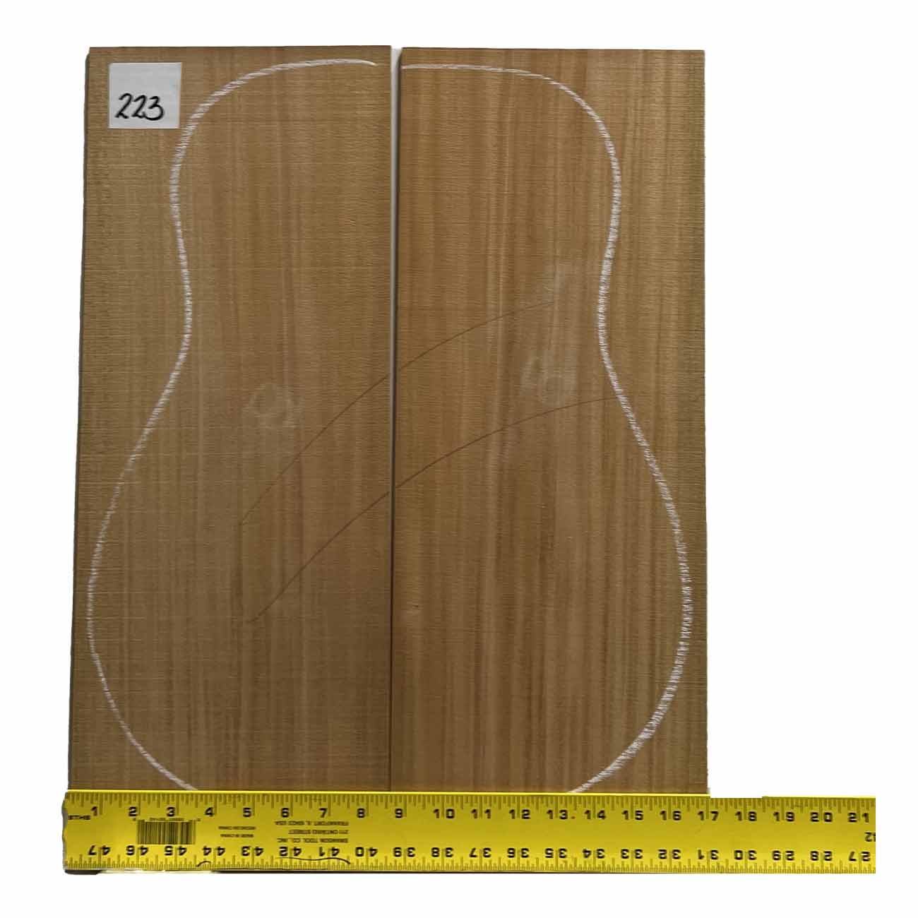 Fijian Mahogany Dreadnought Guitar Back And Side Sets #223 - Exotic Wood Zone - Buy online Across USA 