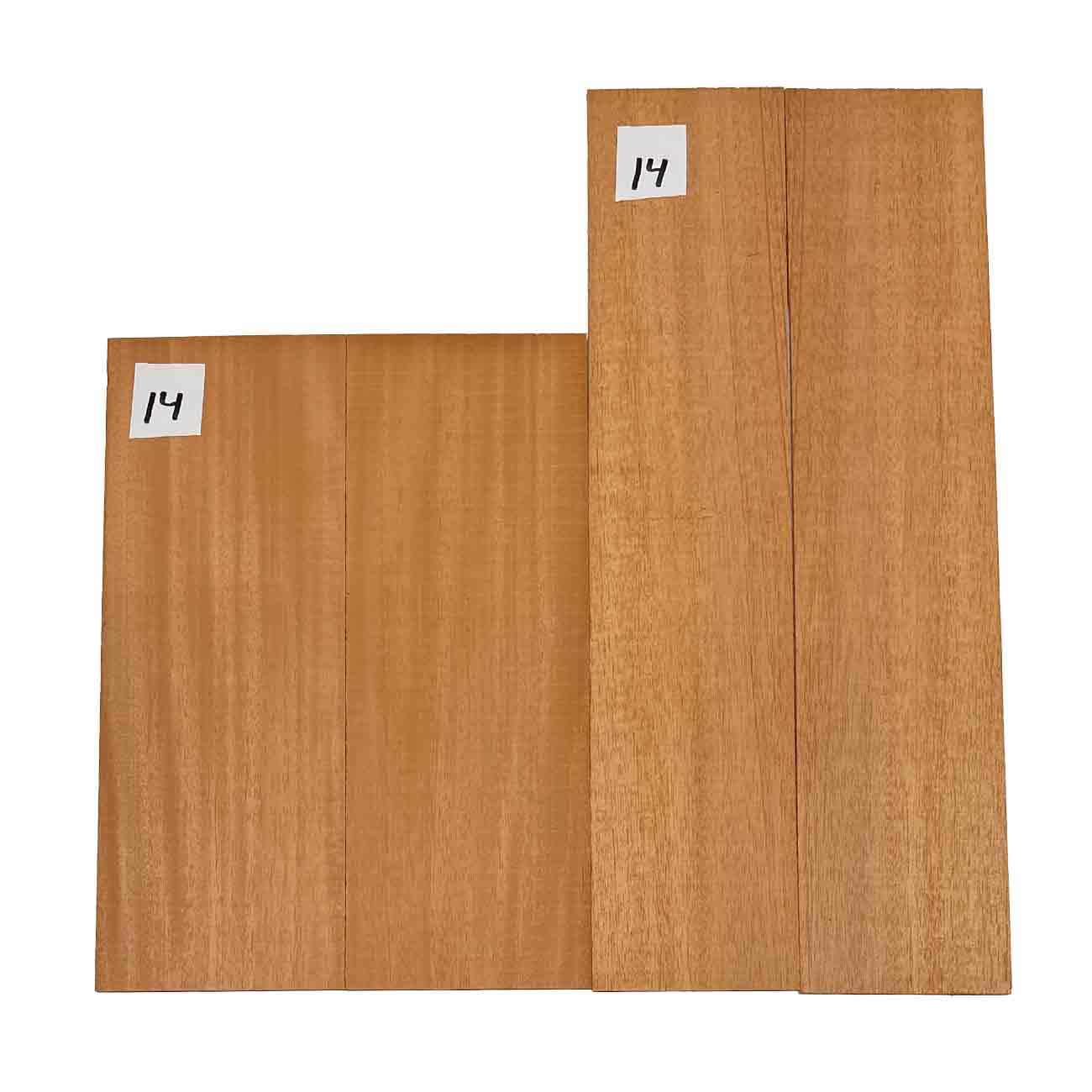 Fijian Mahogany Concert Ukulele Guitar Back & Side Set #14 - Exotic Wood Zone - Buy online Across USA 