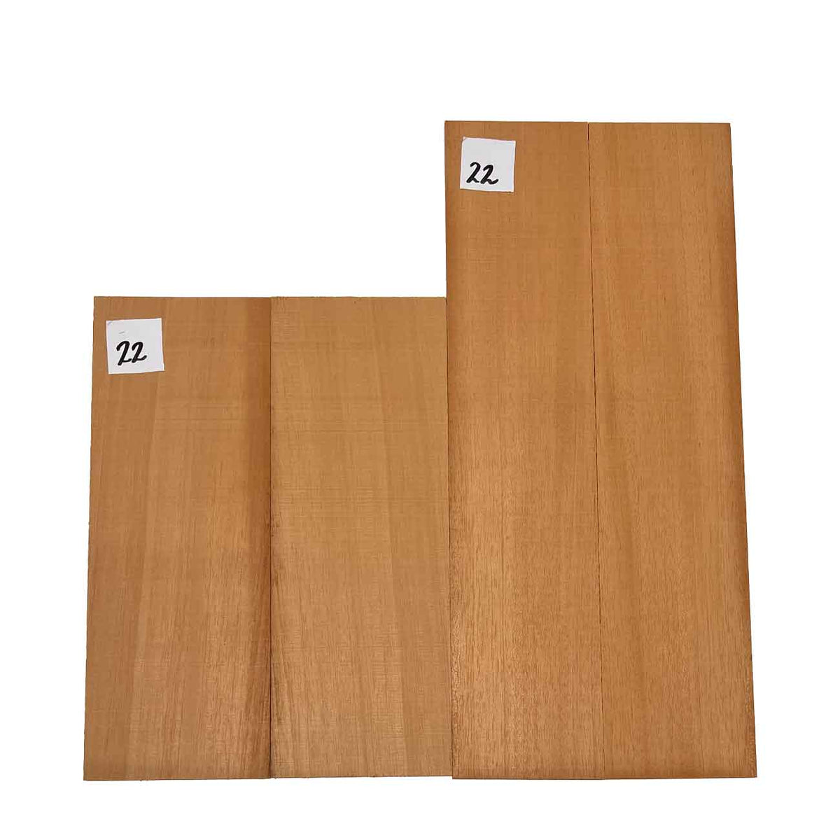 Fijian Mahogany Concert Ukulele Guitar Back & Side Set #22 - Exotic Wood Zone - Buy online Across USA 