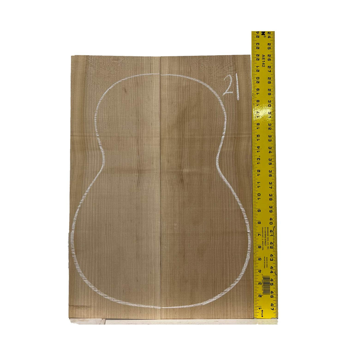 Flame Hard Maple Classical Guitar Back and Side Set #21 - Exotic Wood Zone - Buy online Across USA 