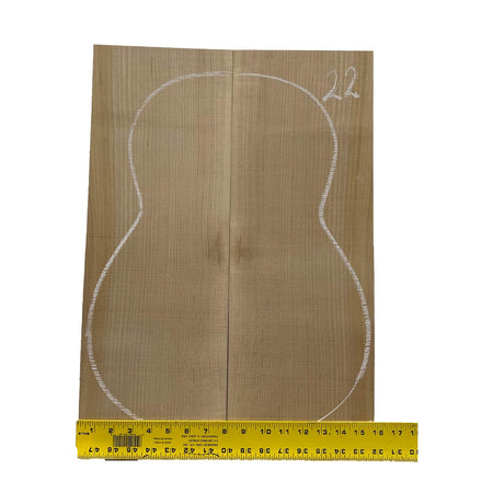 Flame Hard Maple Classical Guitar Back and Side Set #22 - Exotic Wood Zone - Buy online Across USA 