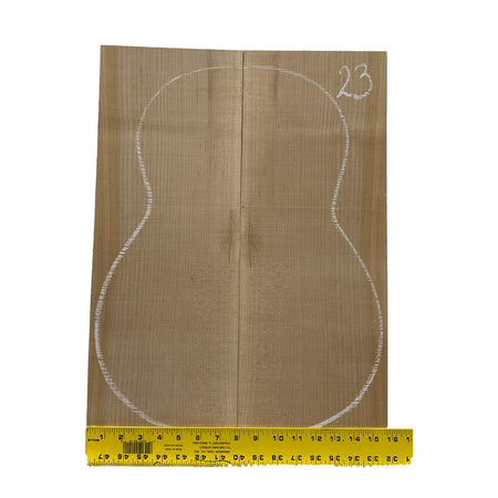 Flame Hard Maple Classical Guitar Back and Side Set #23 - Exotic Wood Zone - Buy online Across USA 