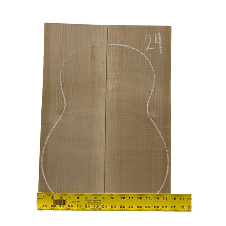 Flame Hard Maple Classical Guitar Back and Side Set #24 - Exotic Wood Zone - Buy online Across USA 