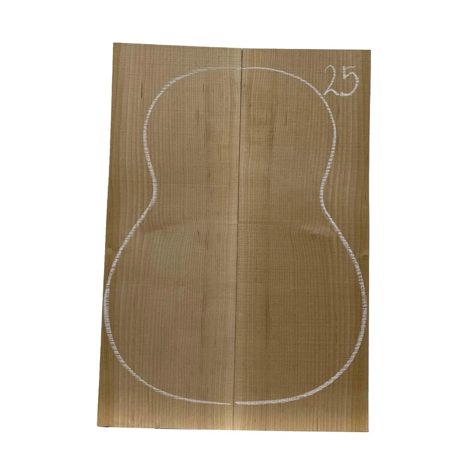 Flame Hard Maple Classical Guitar Back and Side Set #25 - Exotic Wood Zone - Buy online Across USA 