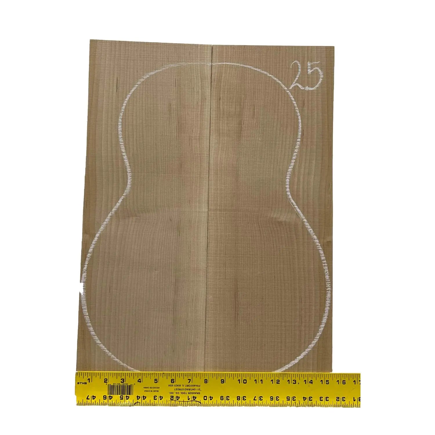 Flame Hard Maple Classical Guitar Back and Side Set #25 - Exotic Wood Zone - Buy online Across USA 