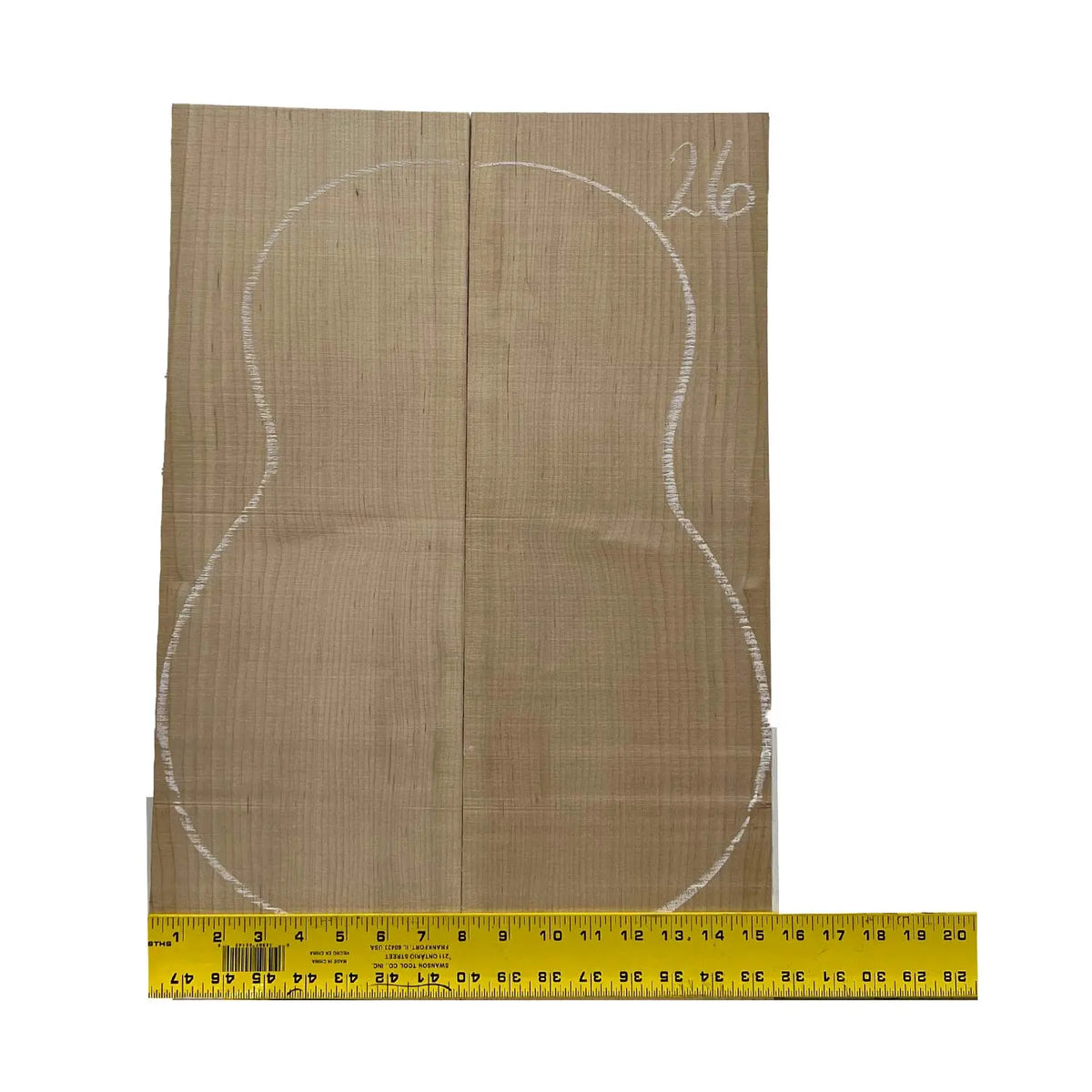 Flame Hard Maple Classical Guitar Back and Side Set #26 - Exotic Wood Zone - Buy online Across USA 