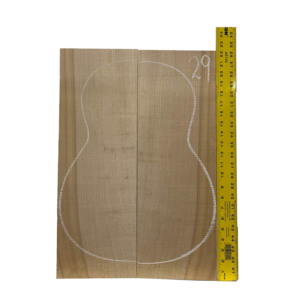 Flame Hard Maple Classical Guitar Back and Side Set #29 - Exotic Wood Zone - Buy online Across USA 